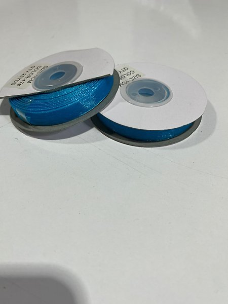 TURKUAZ 1CM ORGANİZE KURDELE
