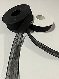 KETEN KURDELE 2,5CM SİYAH