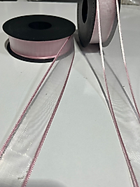 2,5 CM ŞİFON PEMBE
