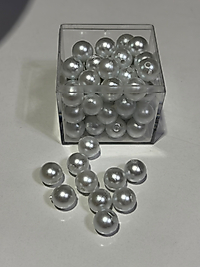 10 MM BEYAZ PLASTİK İNCİ 500GR