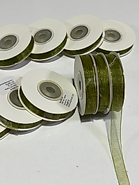 KOYU YEŞİL ORGANİZE 1CM ORGANİZE KURDELE