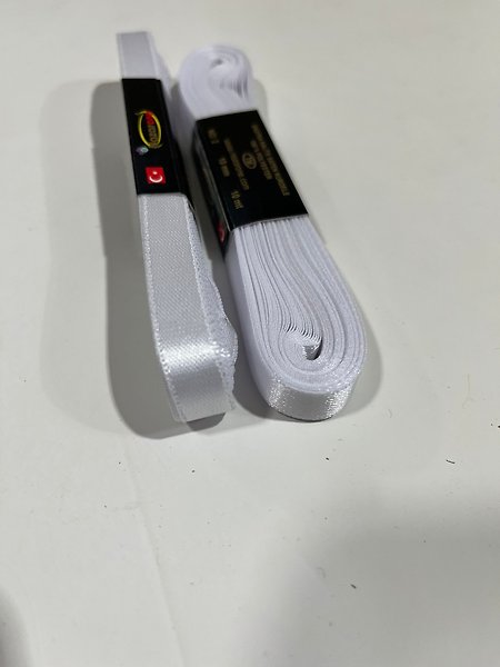 SATEN KURDELE 1CM BEYAZ