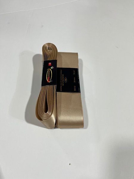 SATEN KURDELE 4CM BEJ