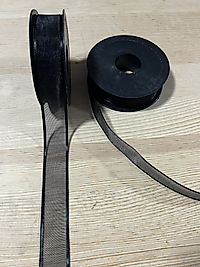 2,5CM ŞİFON SİYAH