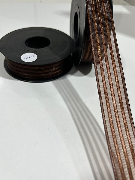 FİTİLLİ KURDELE KAHVE 2,5CM