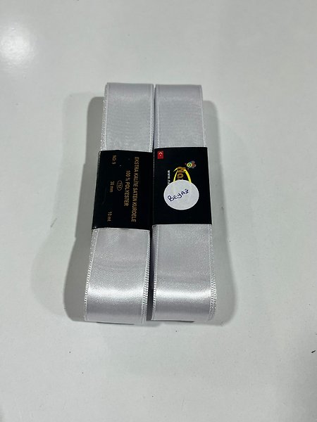 SATEN KURDELE 3CM BEYAZ