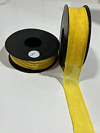 KETEN KURDELE 2,5CM SARI