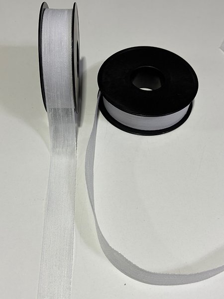 KETEN KURDELE 2,5 CM BEYAZ