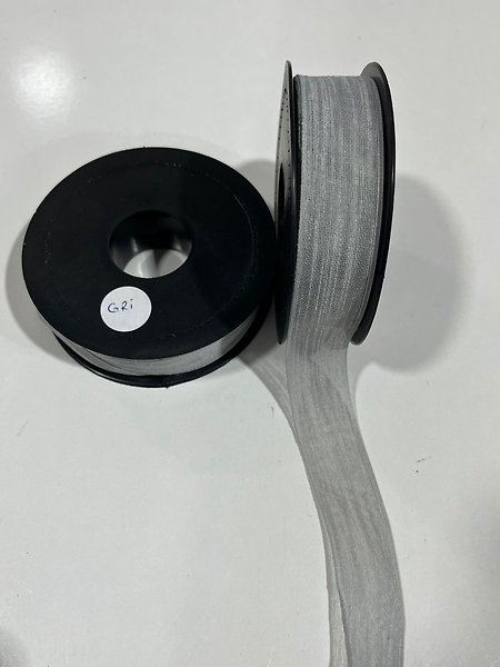 KETEN KURDELE 2,5 CM GRİ