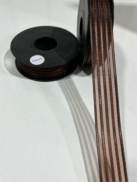 FİTİLLİ KURDELE KAHVE 2,5CM