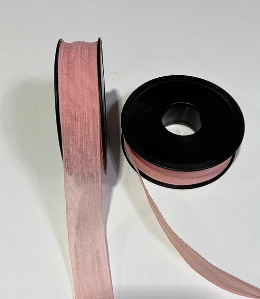 KETEN KURDELE 2,5 CM PUDRA