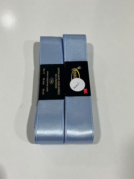 SATEN KURDELE 3CM MAVİ