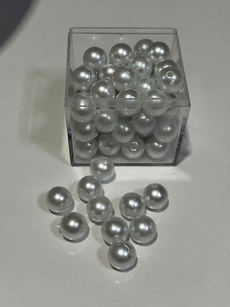 10 MM BEYAZ PLASTİK İNCİ 500GR