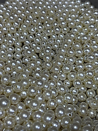 10MM KREM PLASTİK İNCİ 500GR