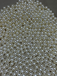 8MM KREM PLASTİK İNCİ 500GR