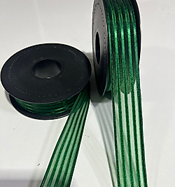 FİTİLLİ KURDELE ZÜMRÜT 2,5CM