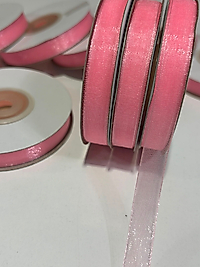 PEMBE ORGANİZE 1CM ORGANİZE KURDELE