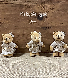 12CM BEJ EKOSELİ KIZ AYICIK