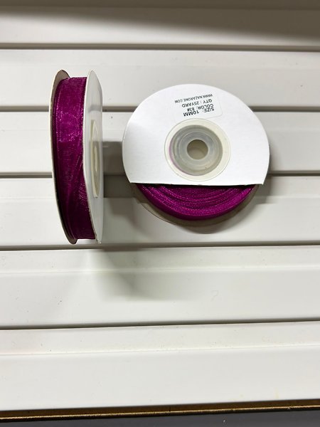 KOYU FUŞYA 1CM ORGANİZE KURDELE