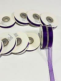 KOYU MOR ORGANİZE 1CM ORGANİZE KURDELE