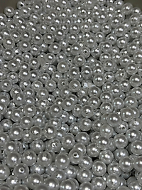 10 MM BEYAZ PLASTİK İNCİ 500GR