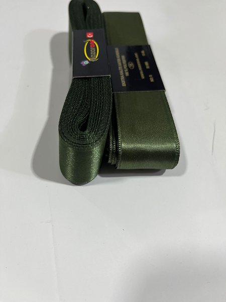 SATEN KURDELE 3CM KOYU YEŞİL