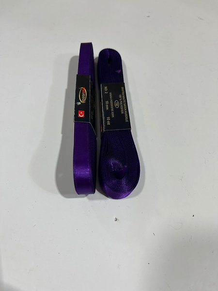 SATEN KURDELE 1CM MOR