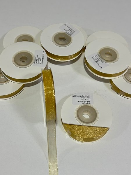 GOLD ORGANİZE 1CM ORGANİZE KURDELE