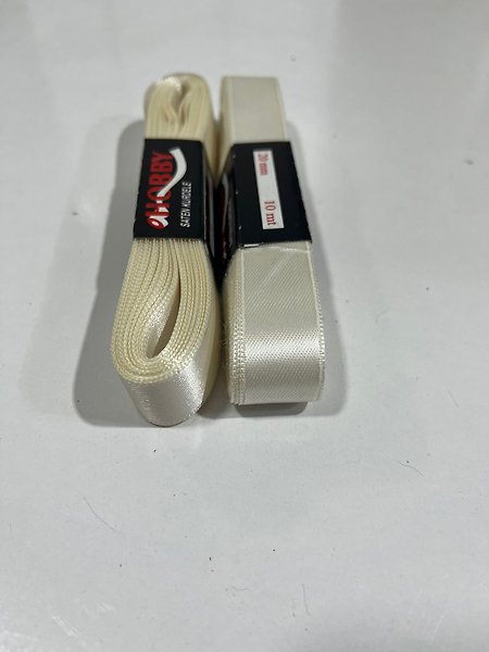 SATEN KURDELE 2CM EKRU