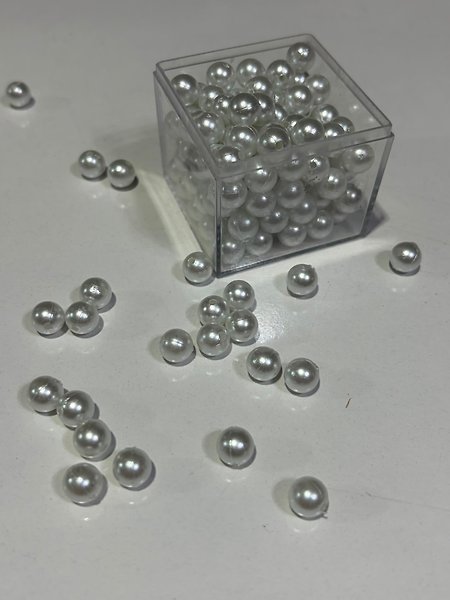 8MM BEYAZ PLASTİK İNCİ 500GR