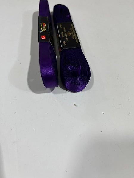 SATEN KURDELE 1CM MOR