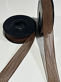 KETEN KURDELE 2,5 CM KAHVE