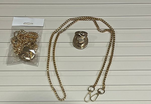 GOLD  KÜP ZİNCİR SET