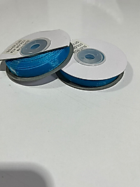 TURKUAZ 1CM ORGANİZE KURDELE