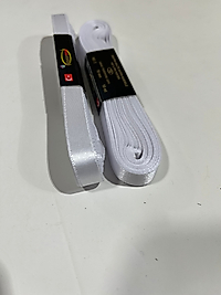 SATEN KURDELE 1 CM BEYAZ