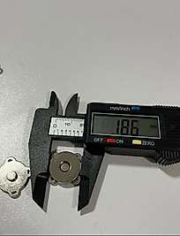 DİKMELİ MIKNATIS GÜMÜŞ 100 ADET