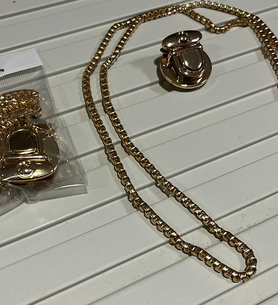 GOLD  KÜP ZİNCİR SET