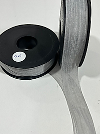 KETEN KURDELE 2,5 CM GRİ