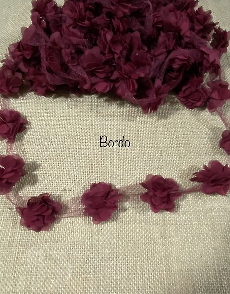 BORDO LAZER ÇİÇEK