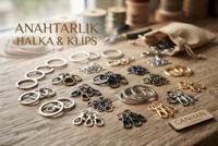 ANAHTARLIK HALKA VE KLİPS