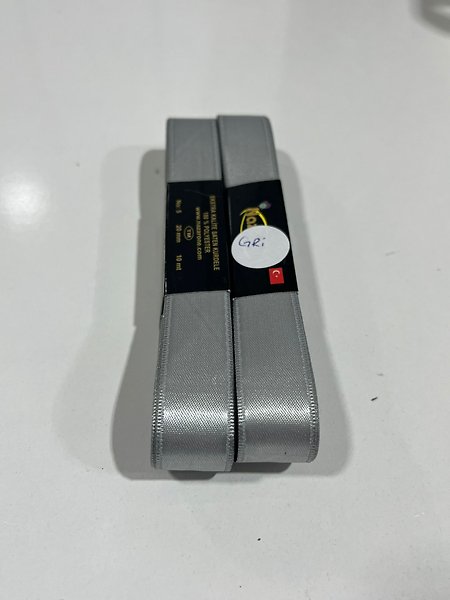 SATEN KURDELE 2CM GRİ