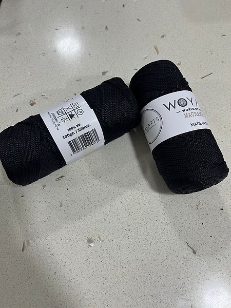 SİYAH MAKROME 100GR