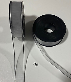 2,5 CM ŞİFON GRİ