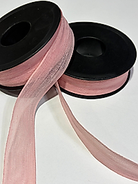 KETEN KURDELE 2,5 CM PUDRA