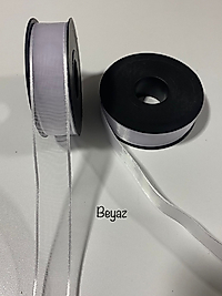 2,5 CM ŞİFON BEYAZ